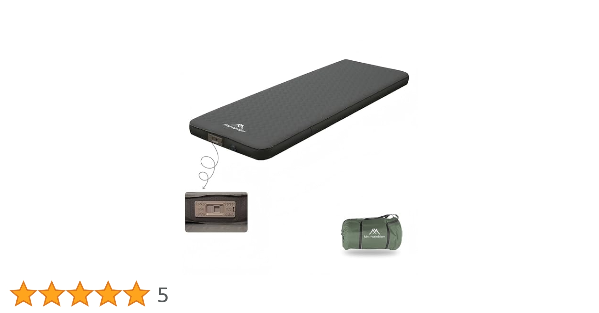 Amazon | Mountainhiker キャンプ用エアマットレス、10cm 高反発